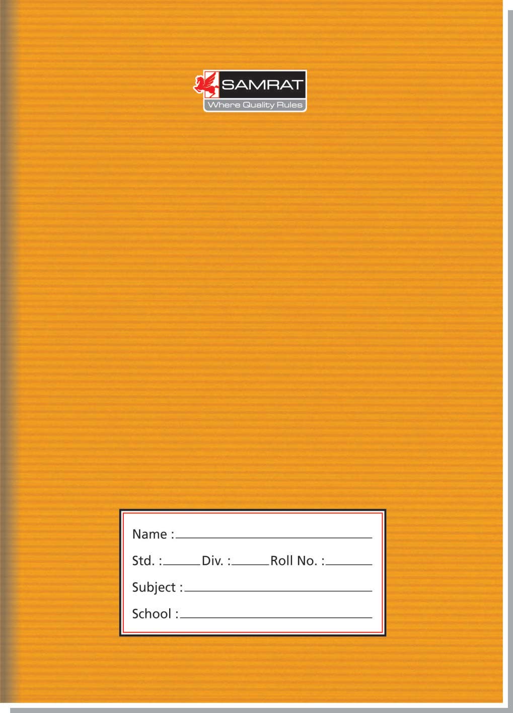 A/5 Brown Cover Deluxe Book